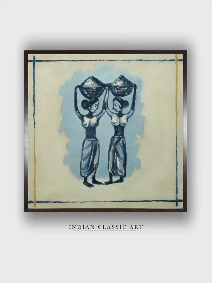 "Indian Folk Painting Wall Art''