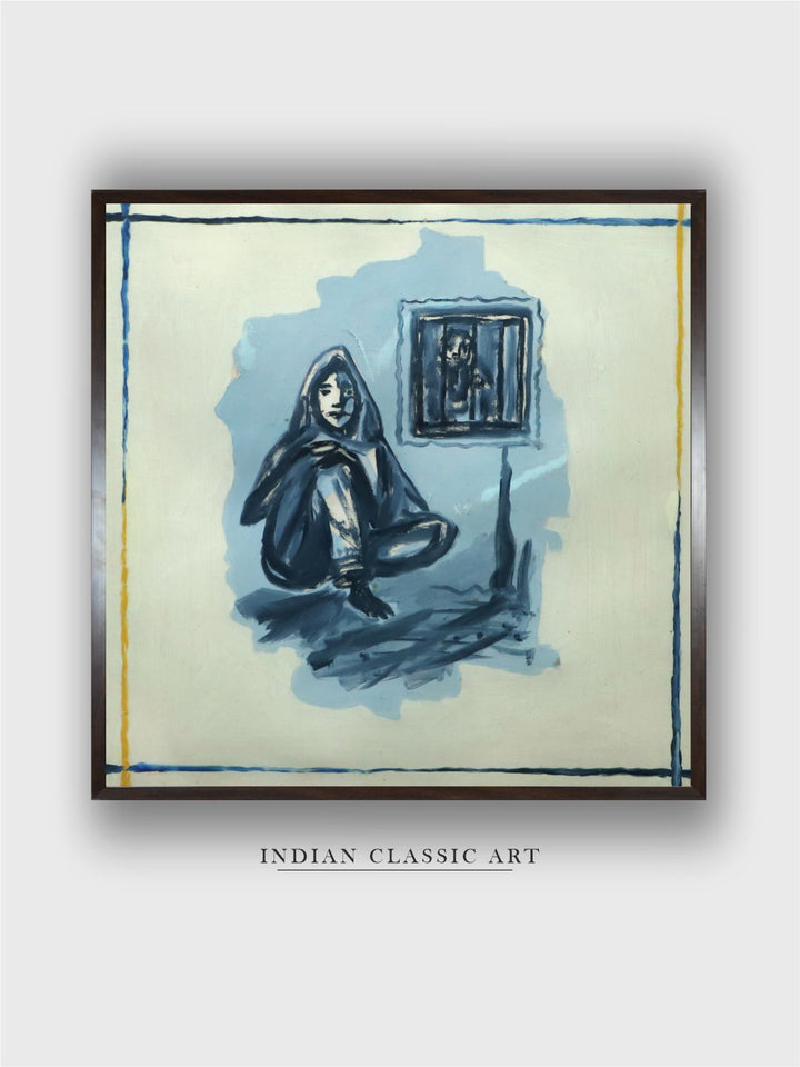 "Indian Folk Painting Wall Art''