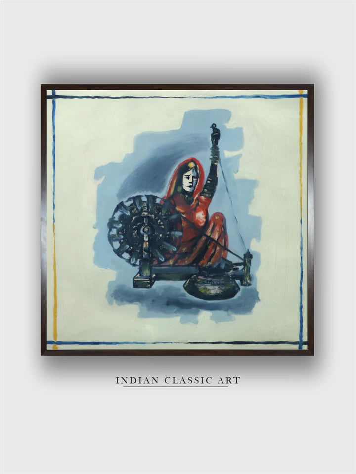 "Indian Folk Painting Wall Art''