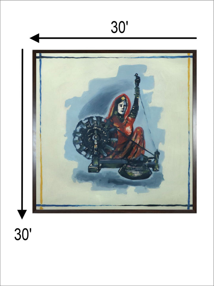 "Indian Folk Painting Wall Art''