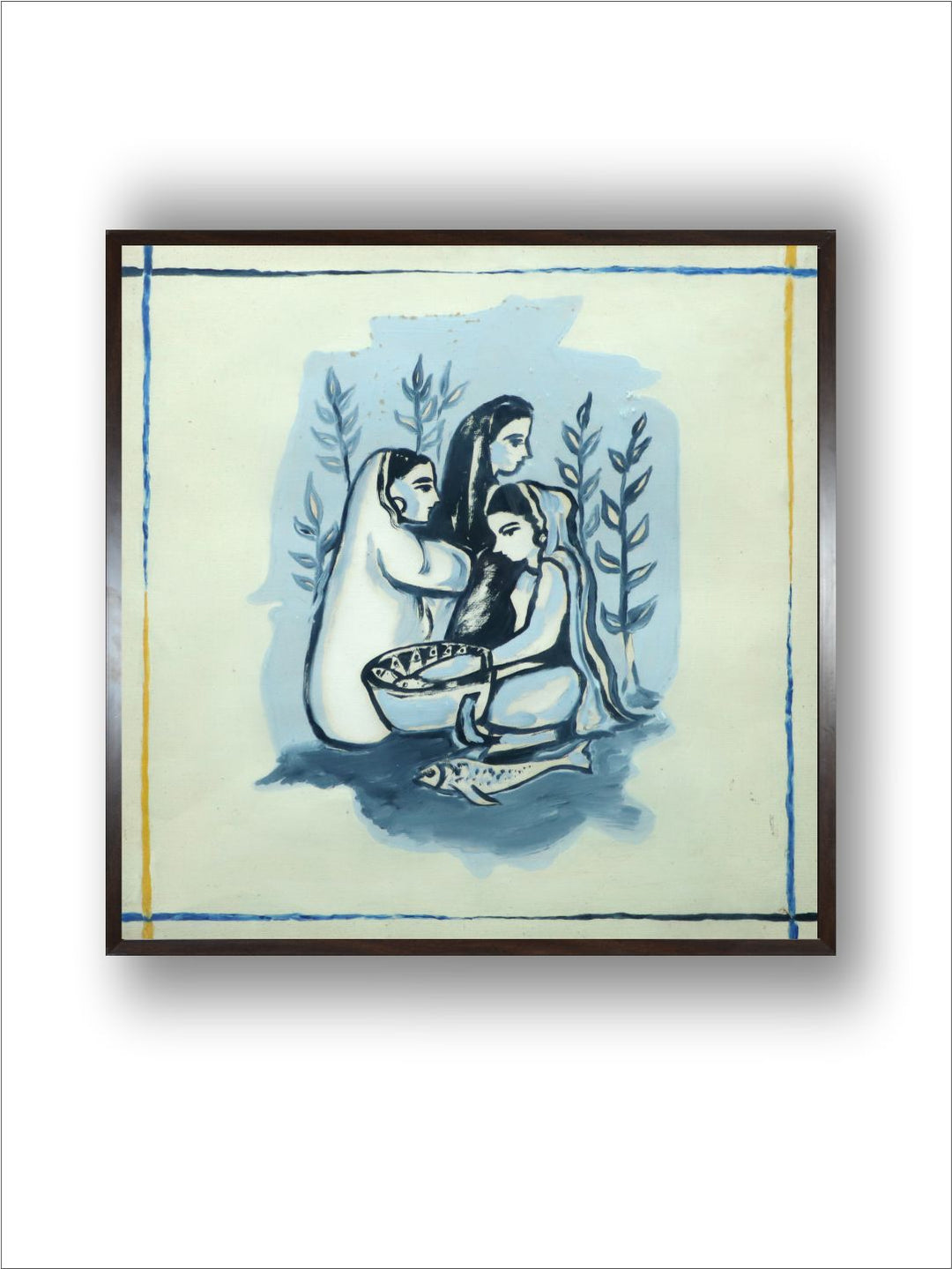 "Indian Folk Painting Wall Art''