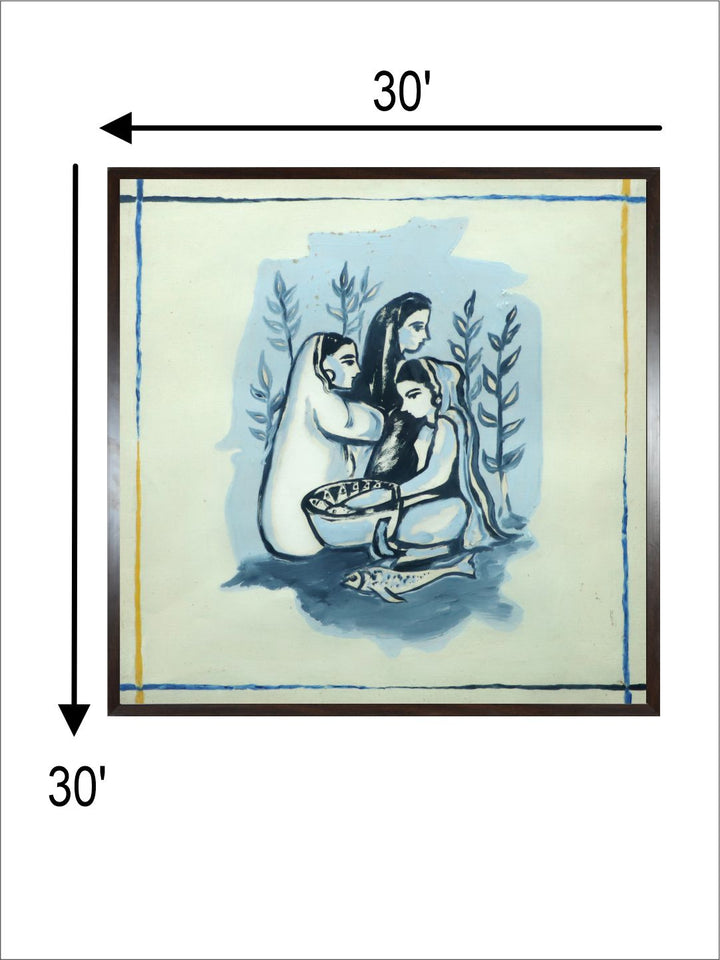 "Indian Folk Painting Wall Art''