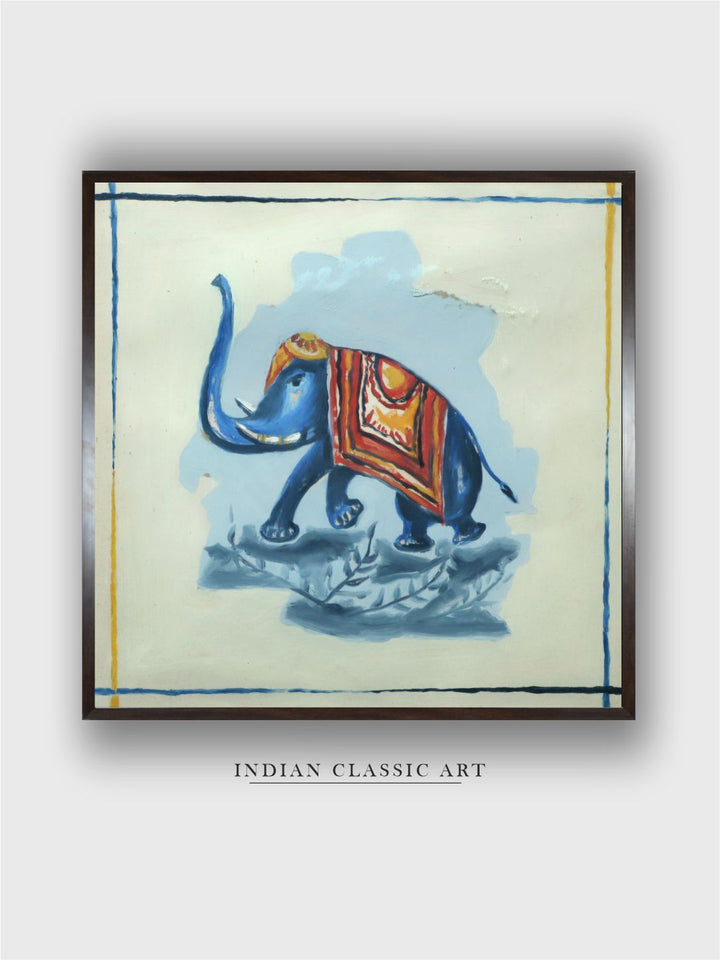 "Indian Folk Painting Wall Art''