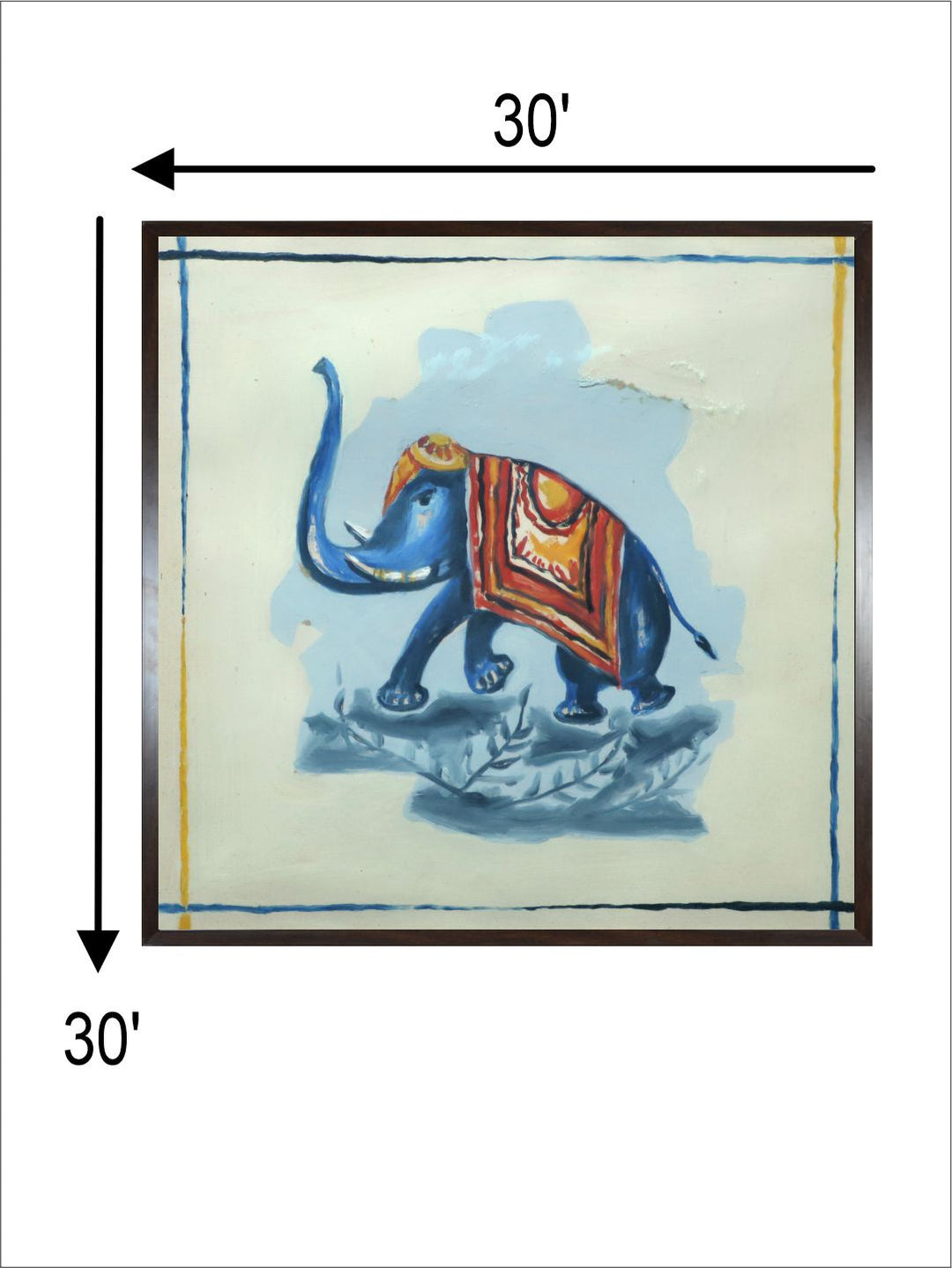 "Indian Folk Painting Wall Art''
