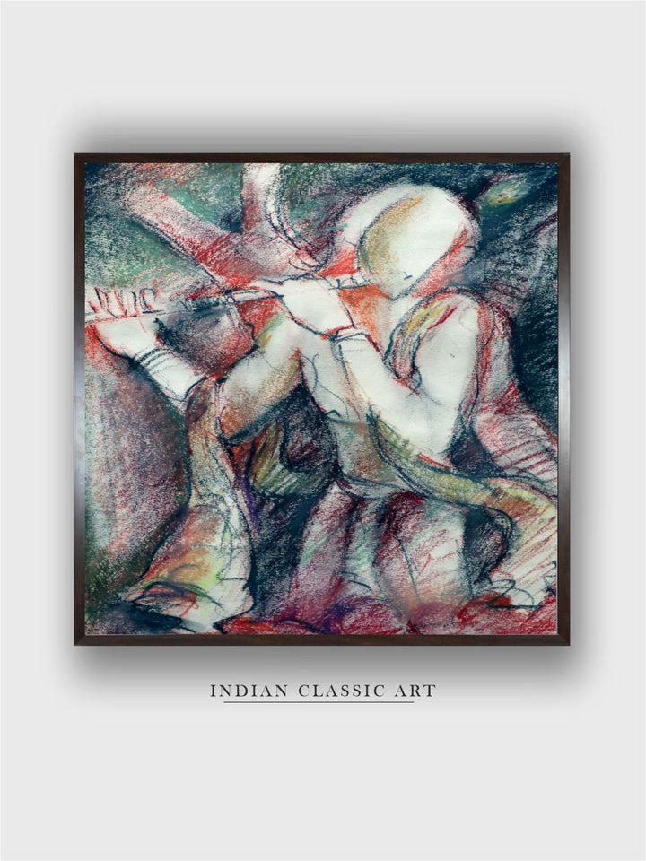 "Indian Folk Painting Wall Art''