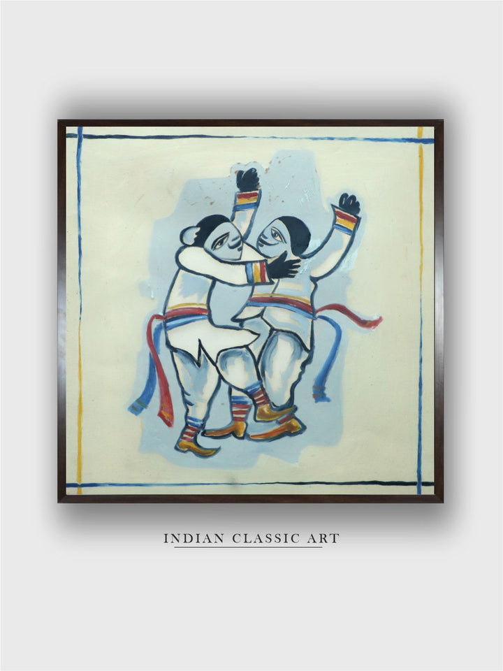 "Indian Folk Painting Wall Art''