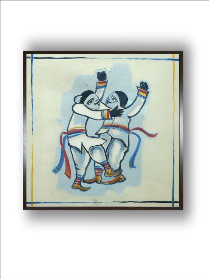 "Indian Folk Painting Wall Art''