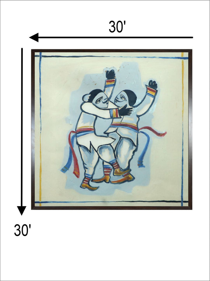 "Indian Folk Painting Wall Art''