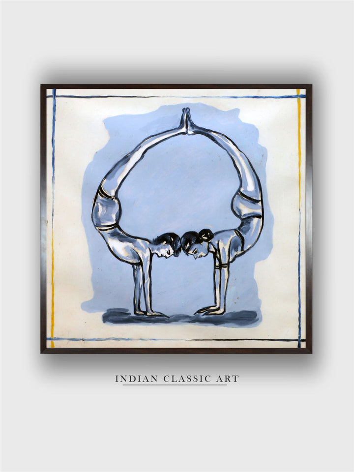 "Indian Folk Painting Wall Art''
