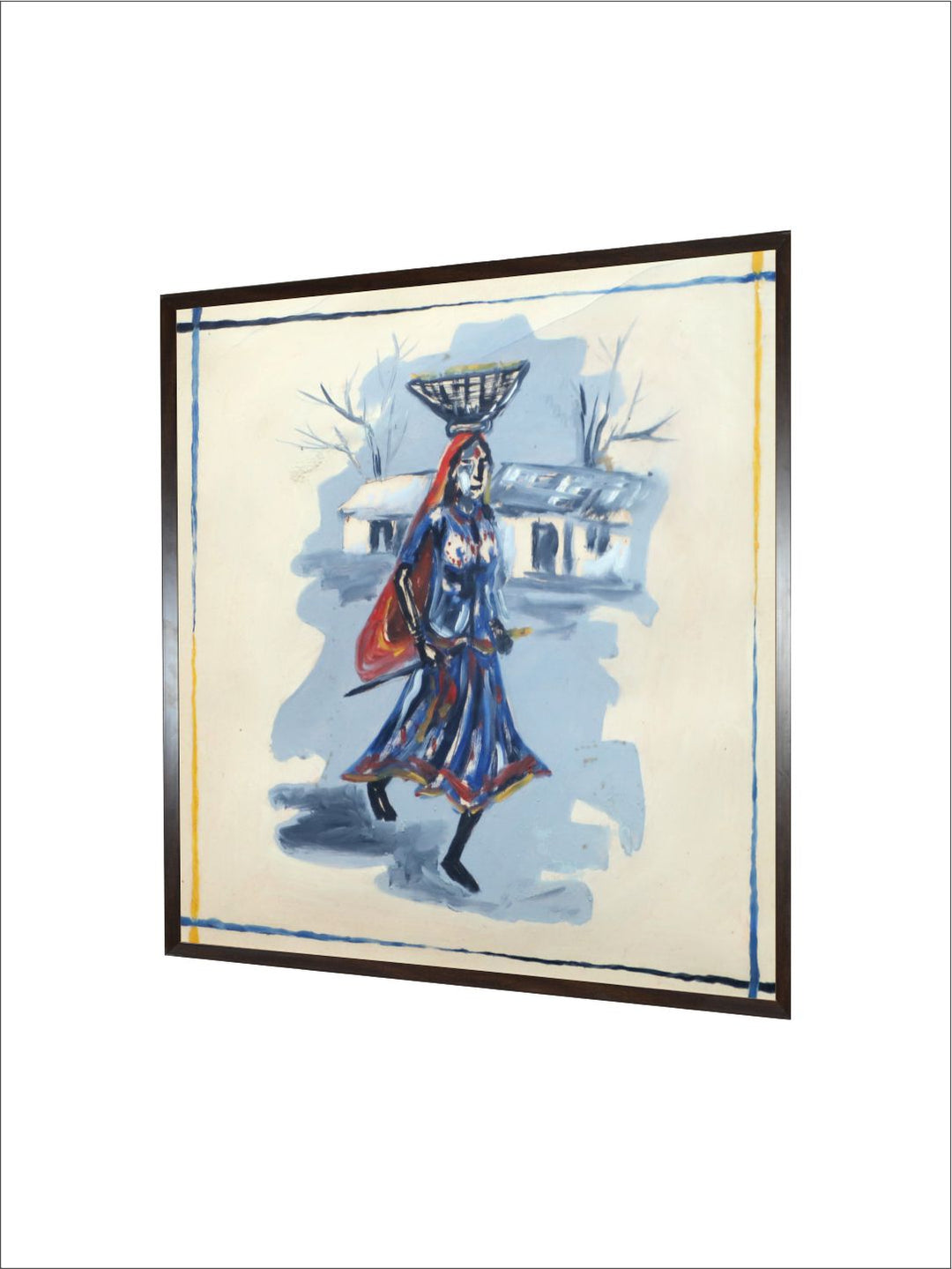 "Indian Folk Painting Wall Art''