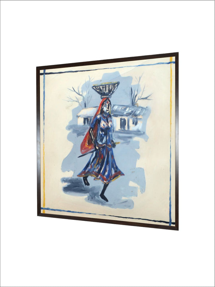 "Indian Folk Painting Wall Art''