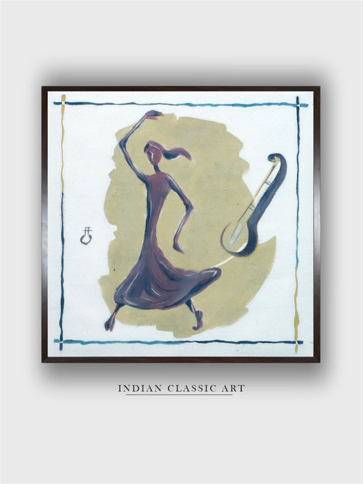 "Indian Folk Painting Wall Art''