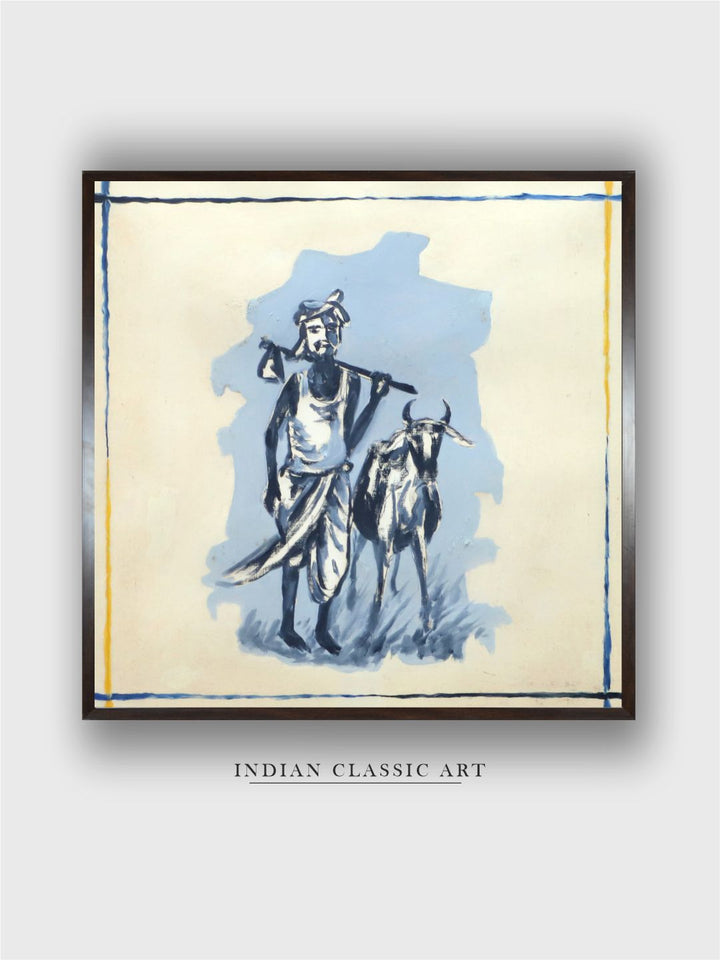 "Indian Folk Painting Wall Art''