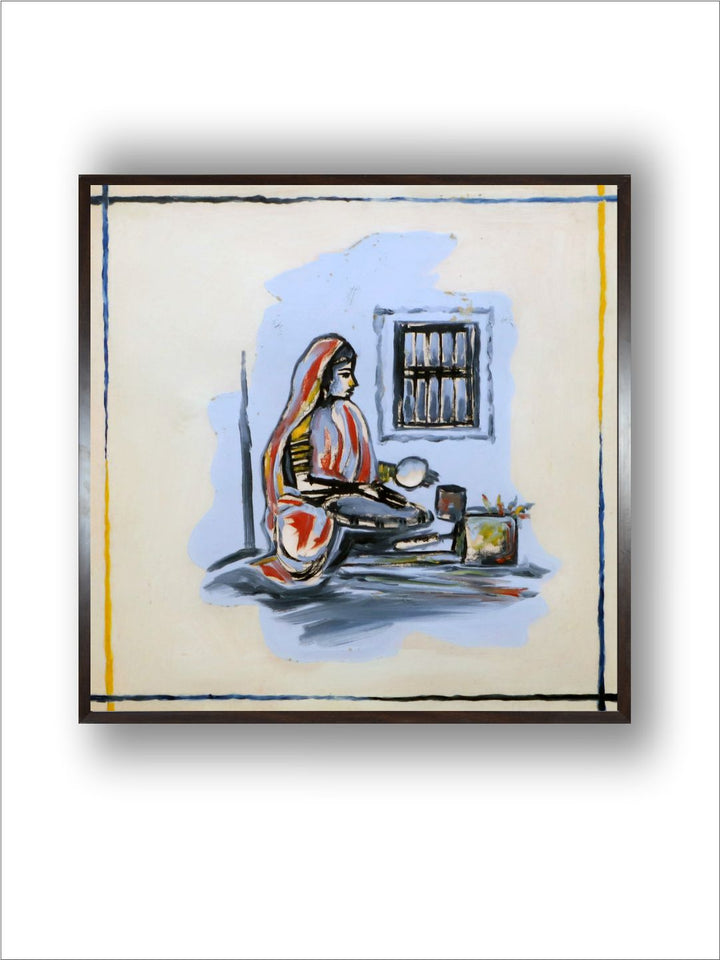 "Indian Folk Painting Wall Art''