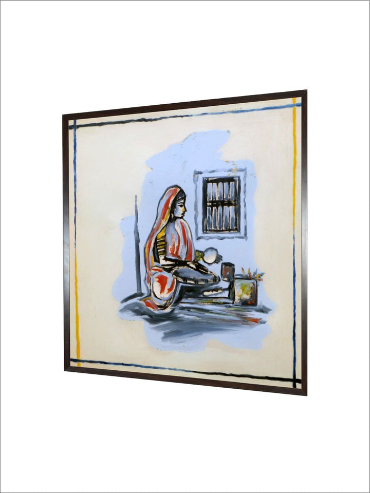 "Indian Folk Painting Wall Art''