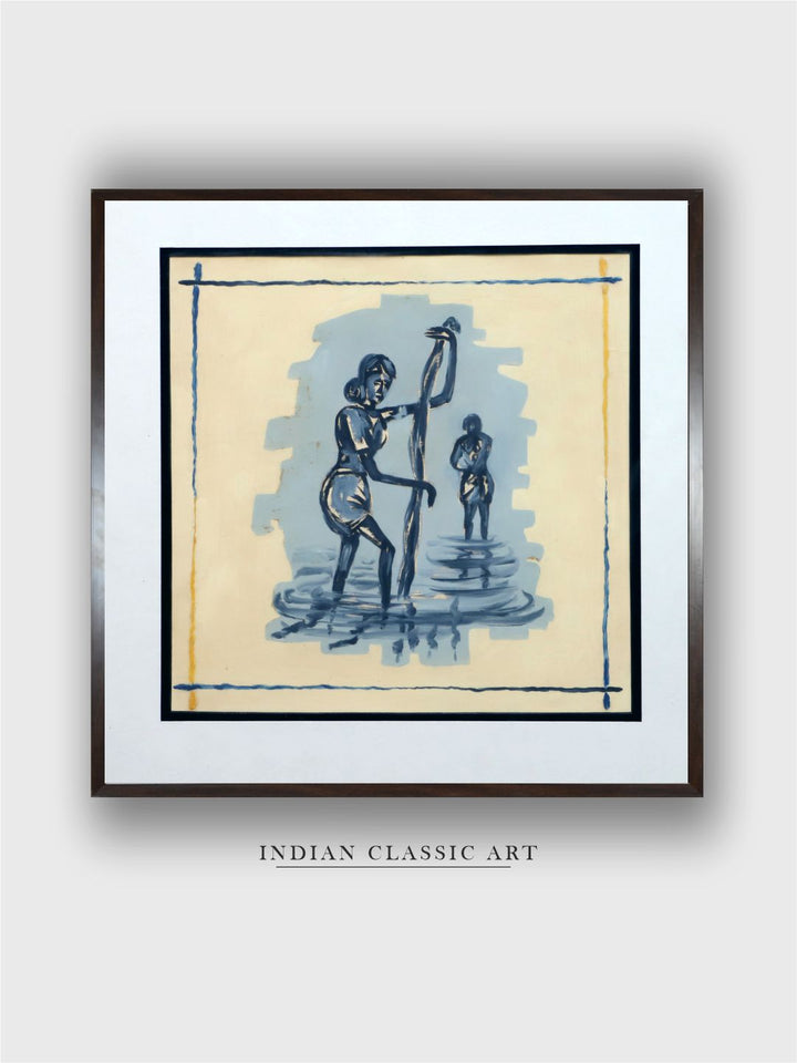 "Indian Folk Painting Wall Art''