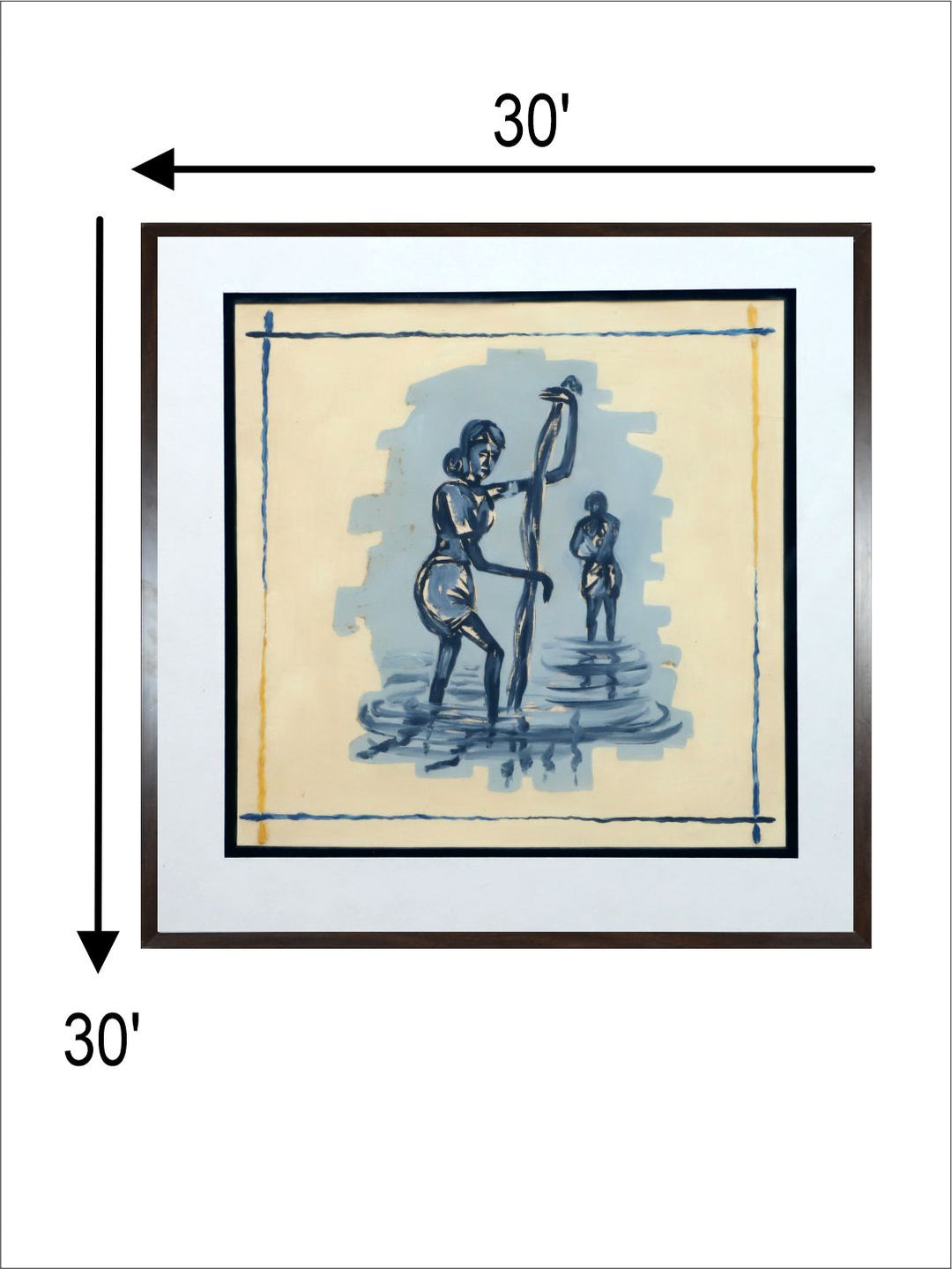 "Indian Folk Painting Wall Art''