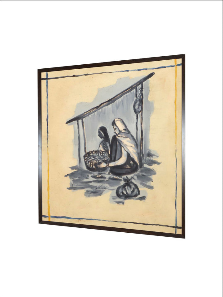 "Indian Folk Painting Wall Art''