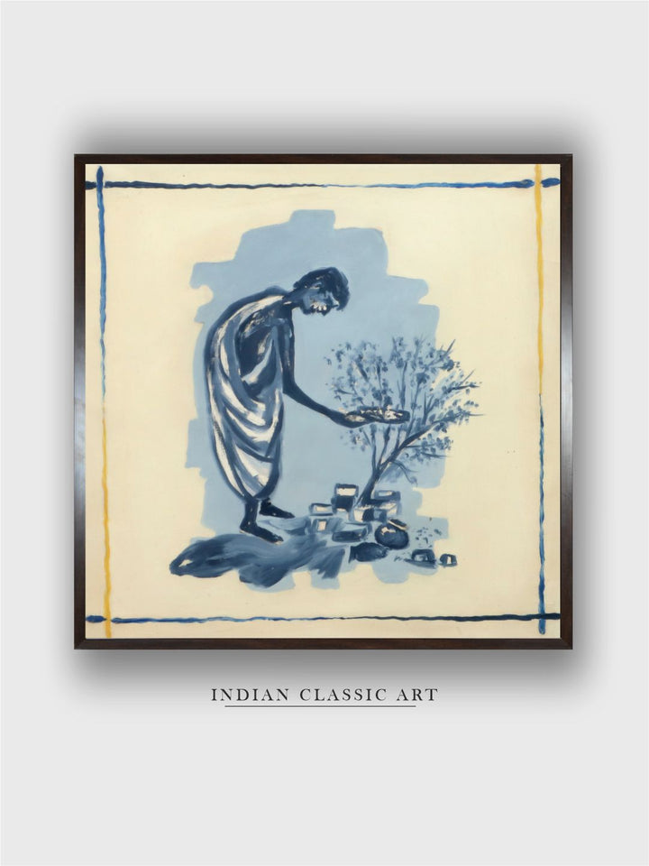 "Indian Folk Painting Wall Art''