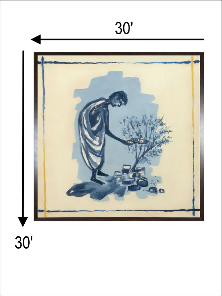 "Indian Folk Painting Wall Art''