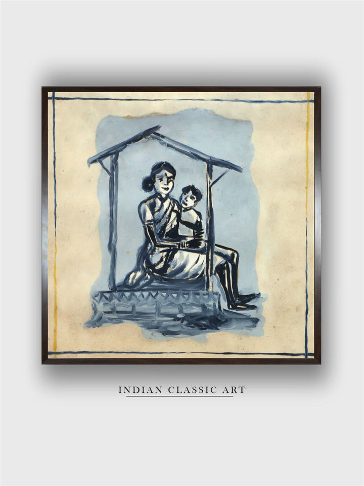 "Indian Folk Painting Wall Art''