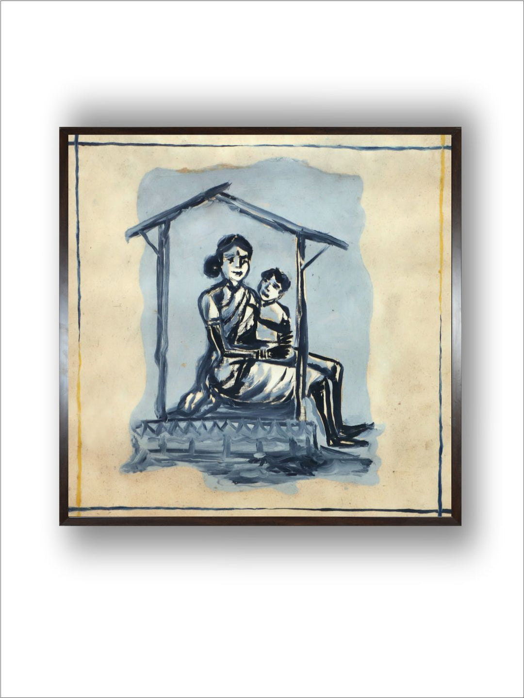 "Indian Folk Painting Wall Art''
