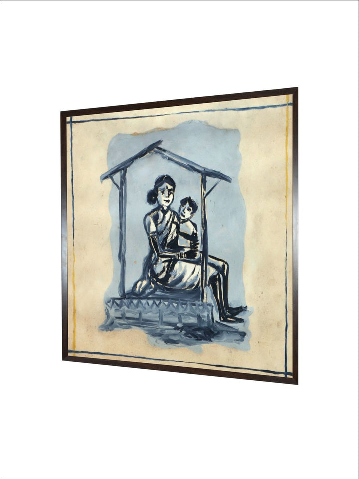 "Indian Folk Painting Wall Art''