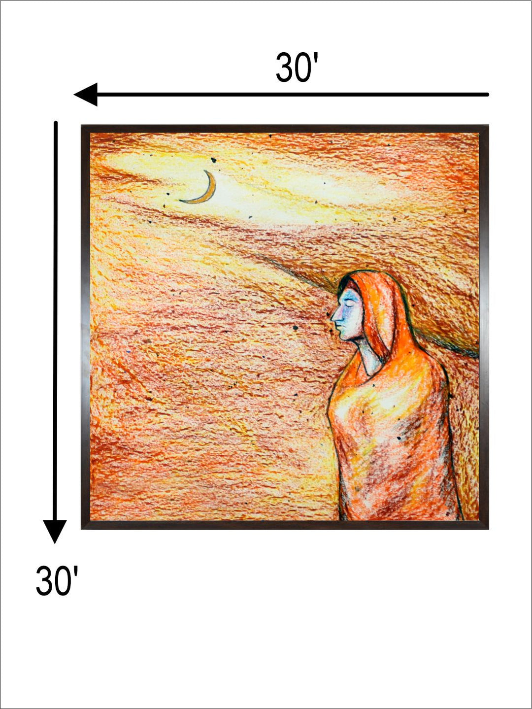 "Indian Folk Painting Wall Art''
