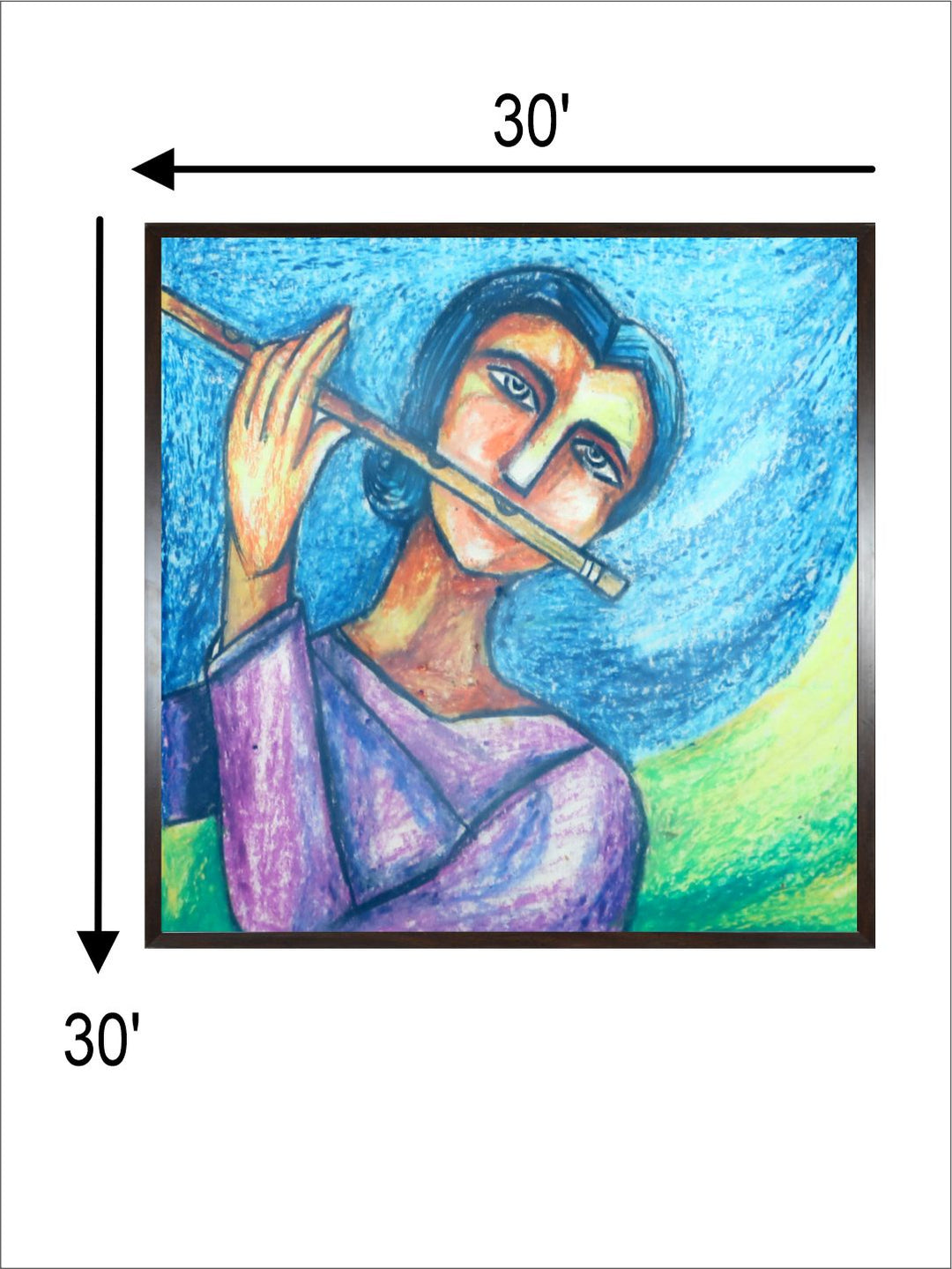 "Indian Folk Painting Wall Art''