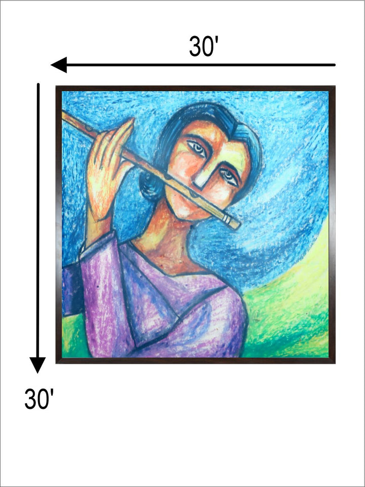 "Indian Folk Painting Wall Art''