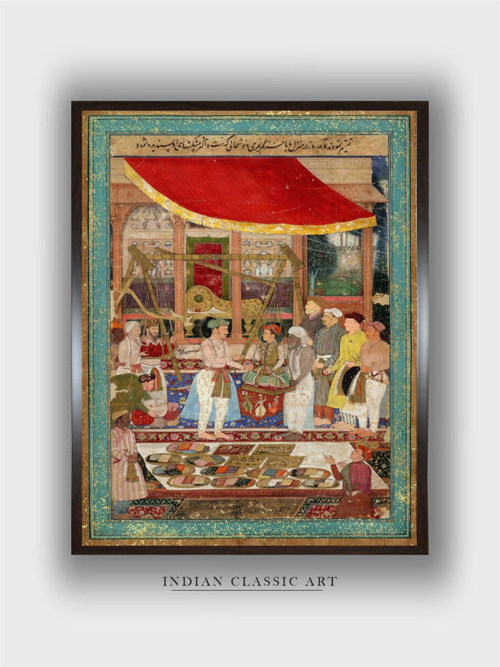 "Indian Folk Painting Wall Art''