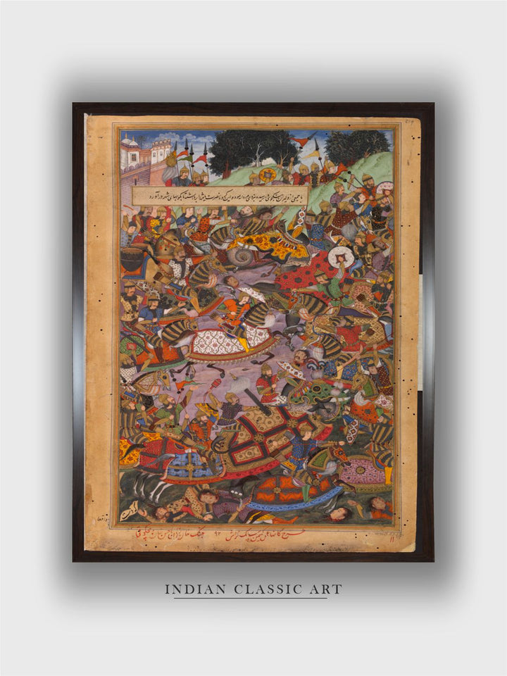 "Indian Folk Painting Wall Art''