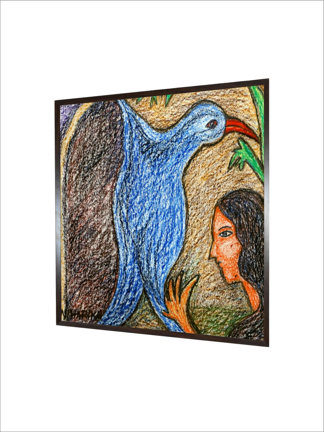 "Indian Folk Painting Wall Art''
