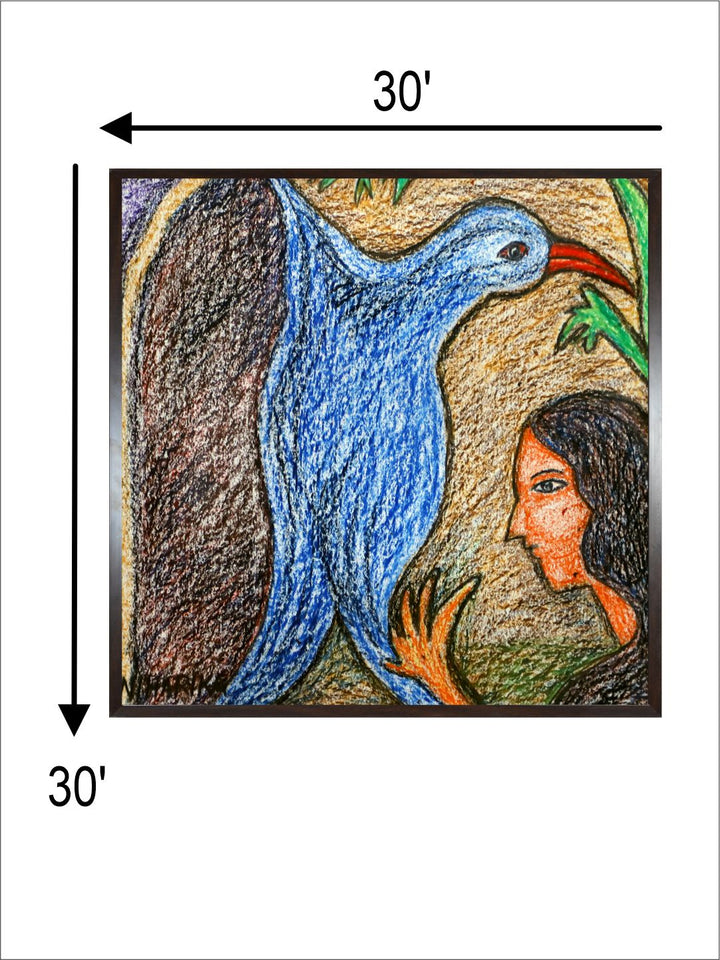 "Indian Folk Painting Wall Art''