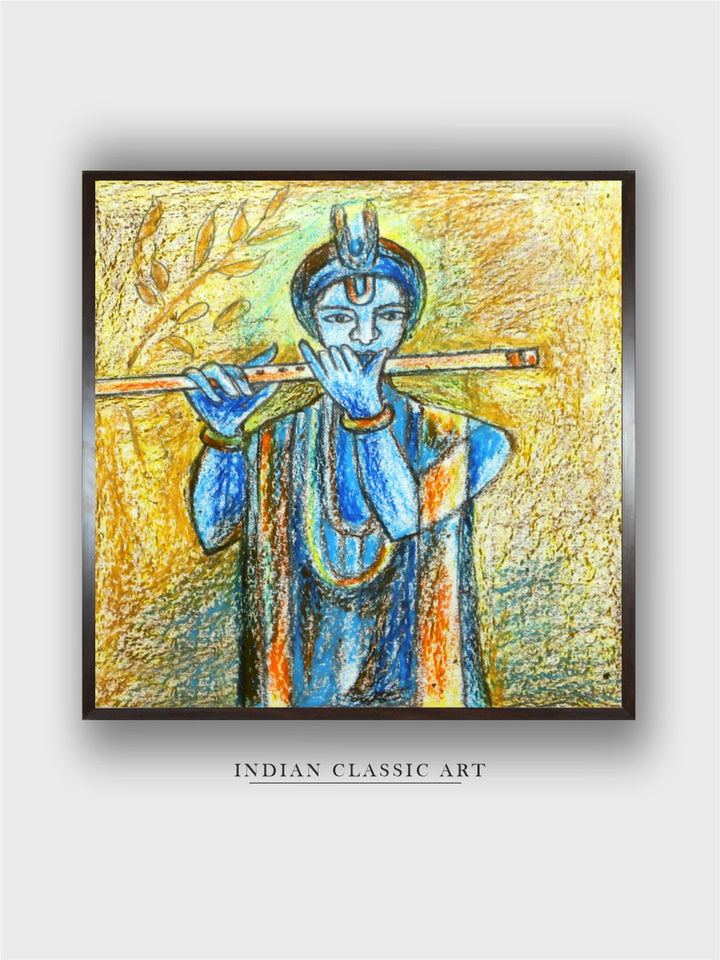 "Indian Folk Painting Wall Art''