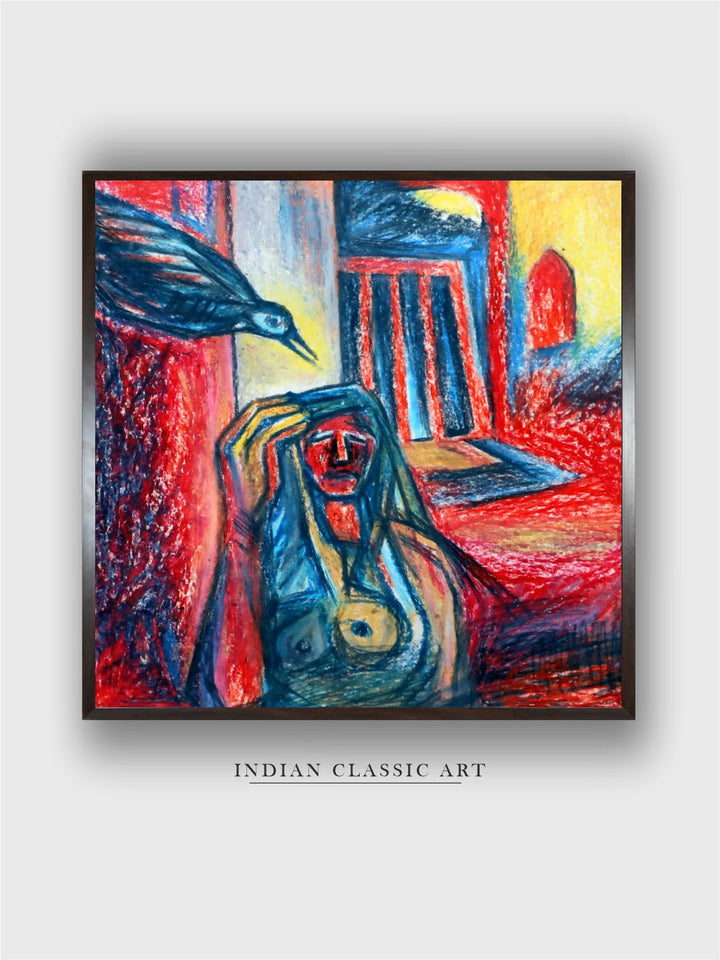 "Indian Folk Painting Wall Art''