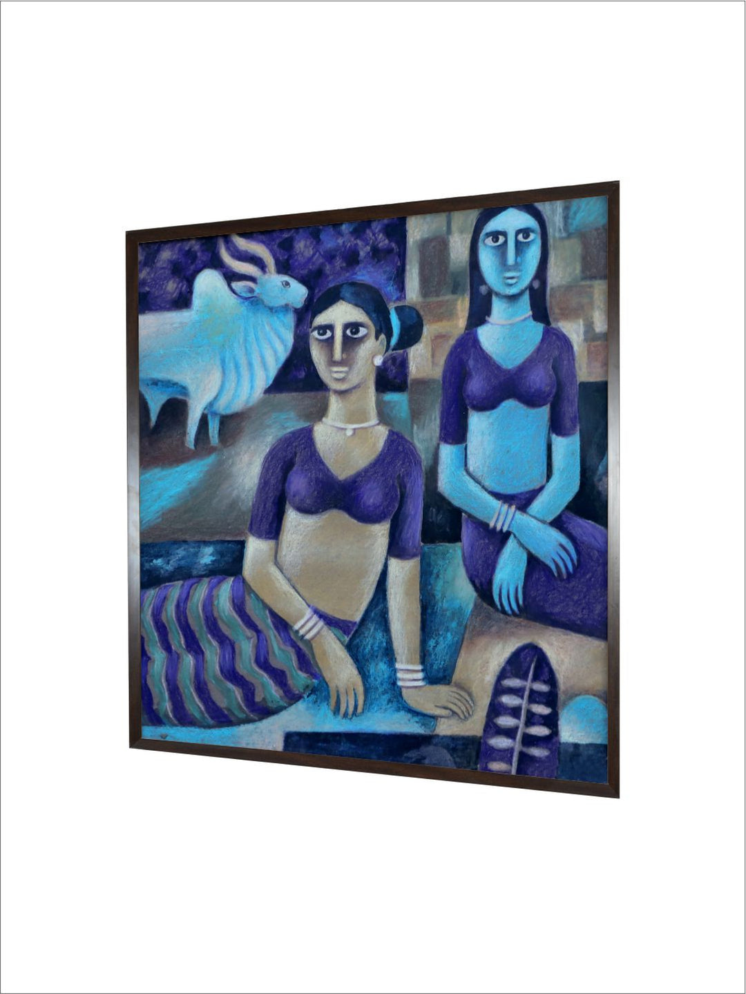 "Indian Folk Painting Wall Art''
