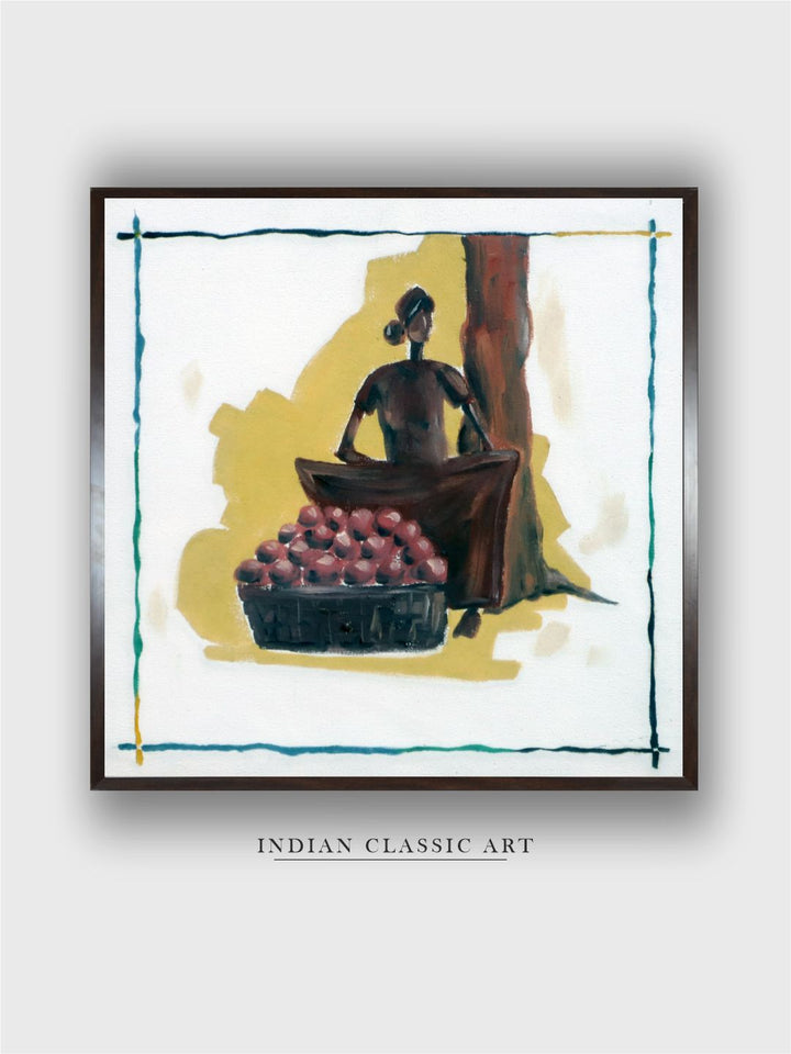 "Indian Folk Painting Wall Art''