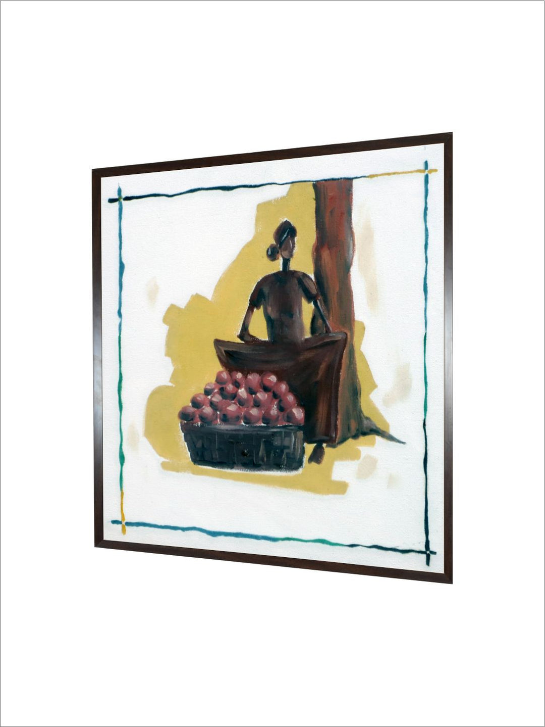 "Indian Folk Painting Wall Art''
