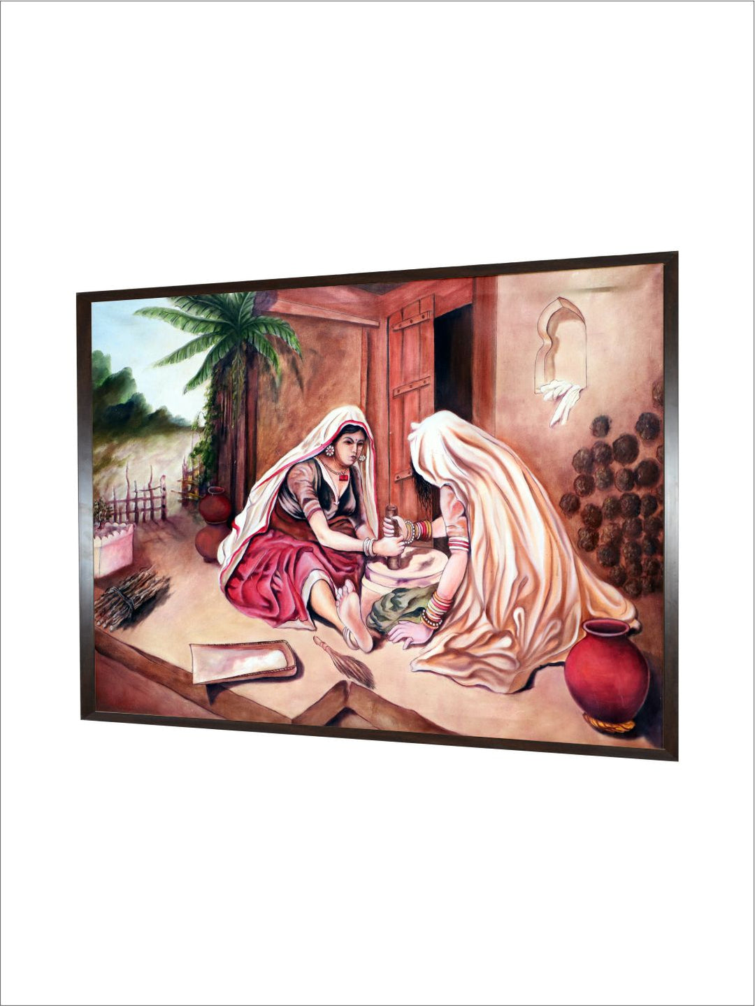 "Indian Folk Painting Wall Art''
