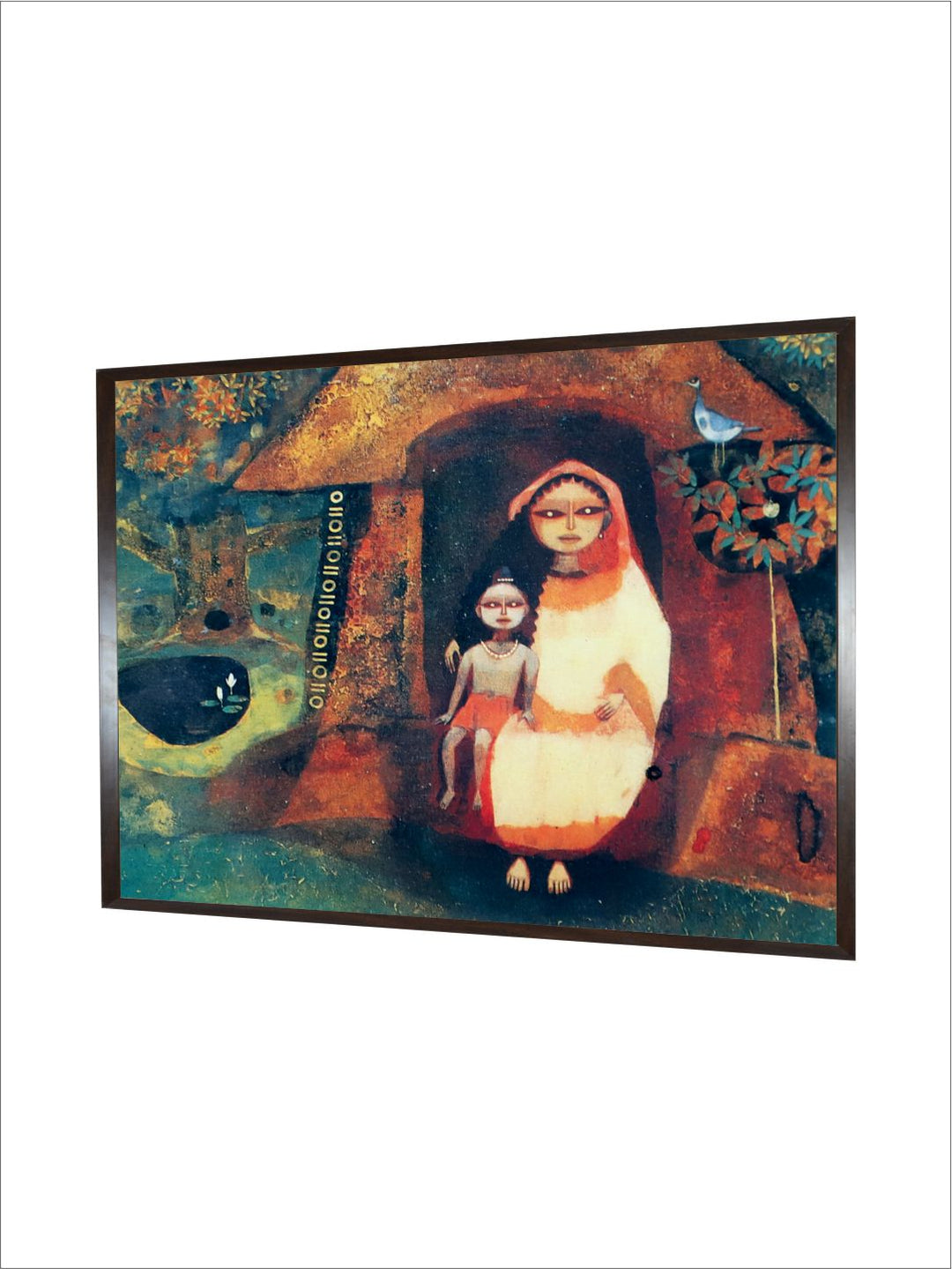 "Indian Folk Painting Wall Art''