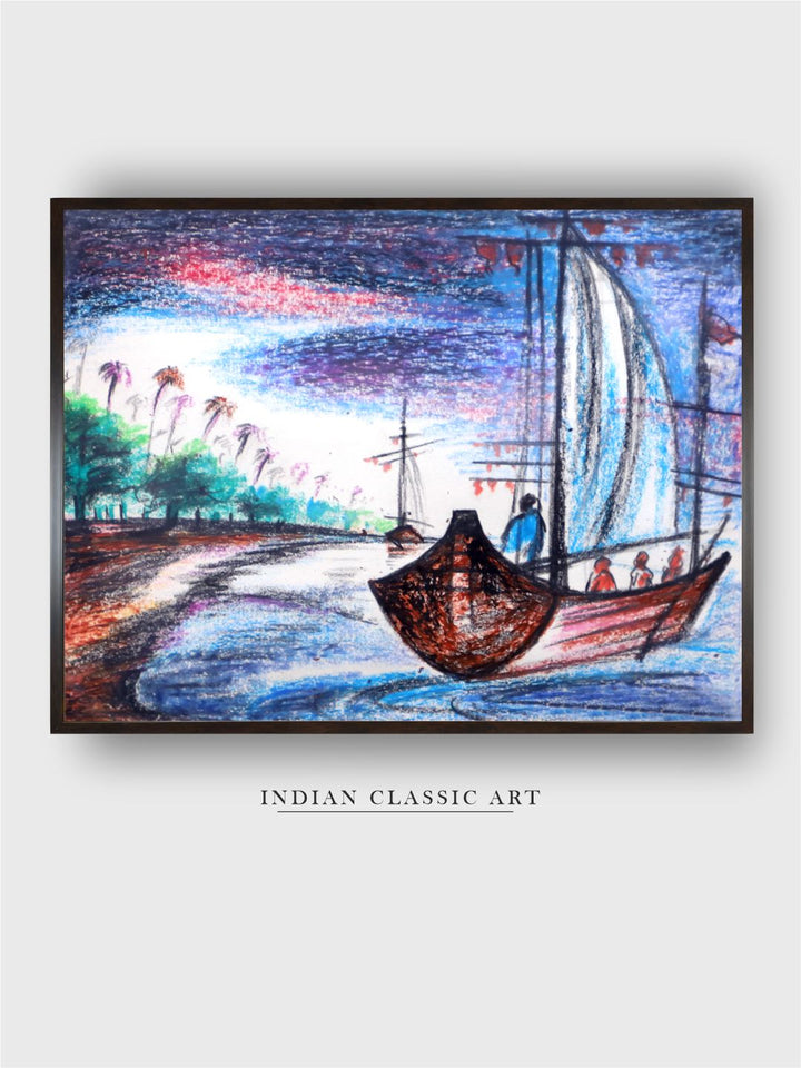 "Indian Folk Painting Wall Art''