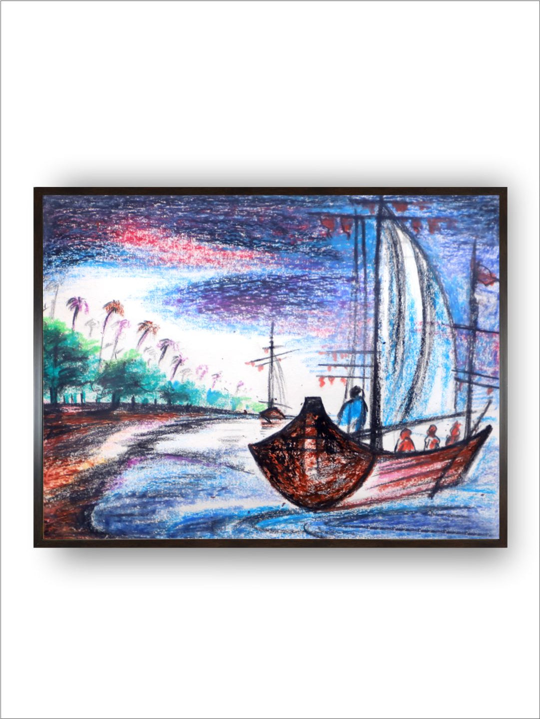 "Indian Folk Painting Wall Art''