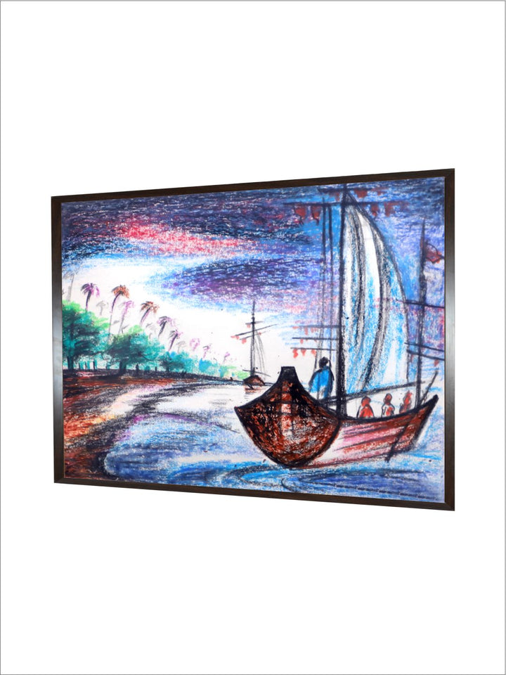 "Indian Folk Painting Wall Art''
