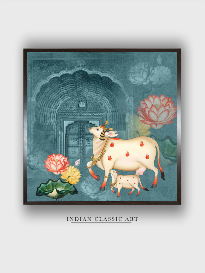Cow Pichwai Painting