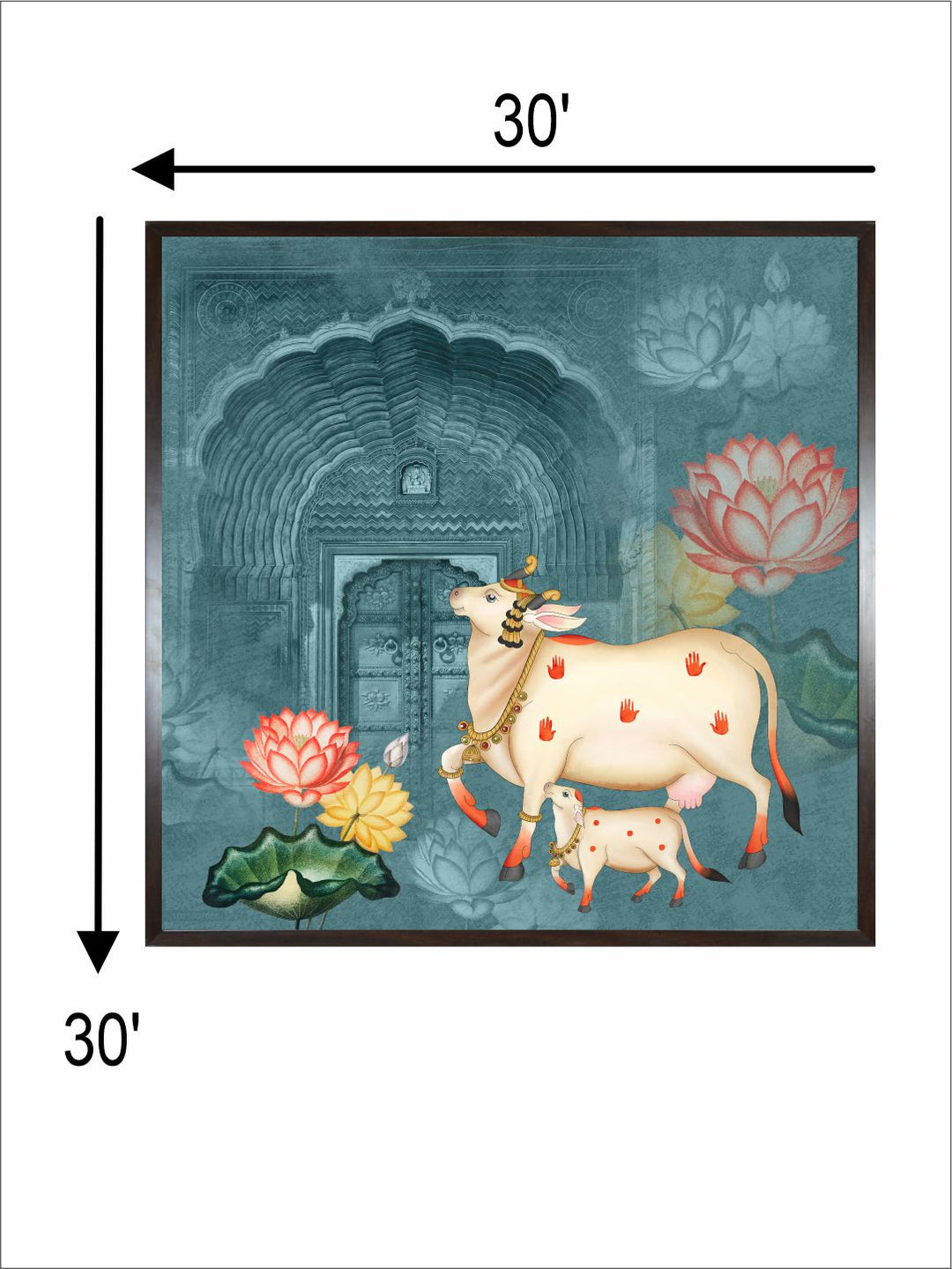 Cow Pichwai Painting