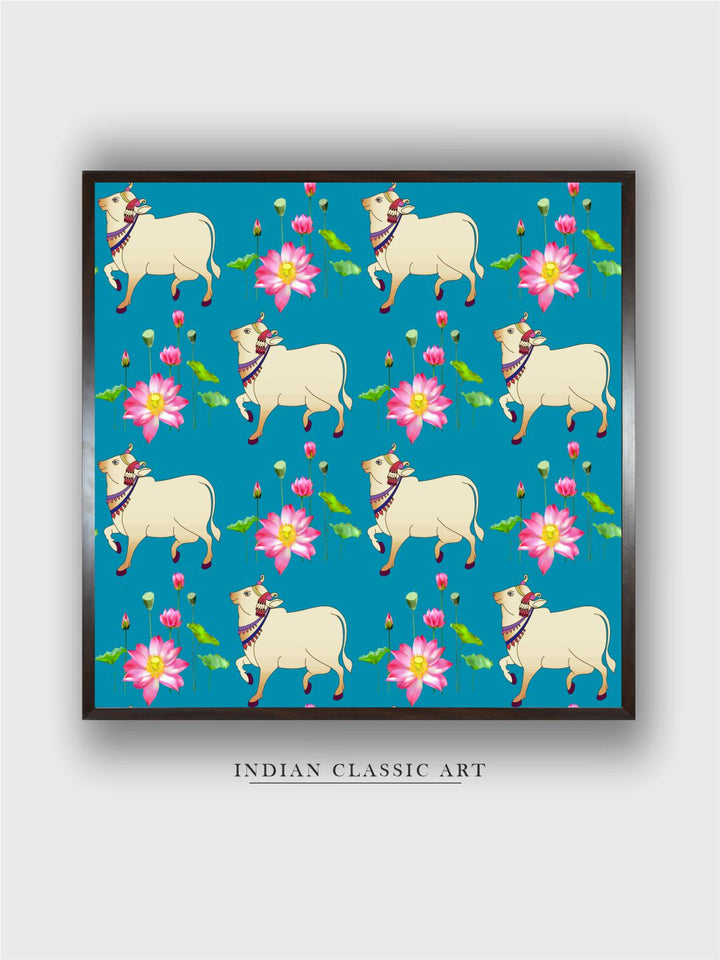 Cow Pichwai Painting