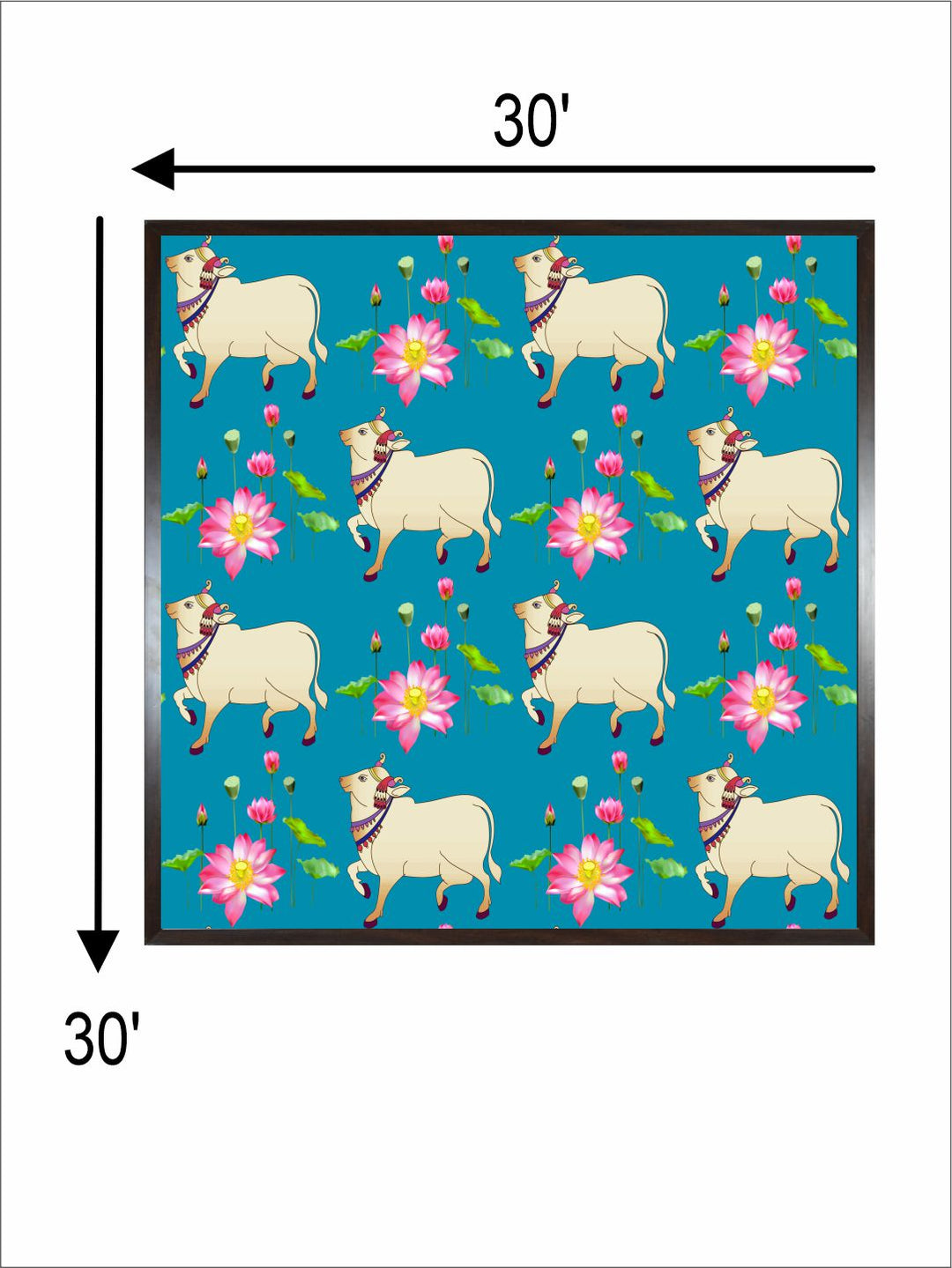 Cow Pichwai Painting