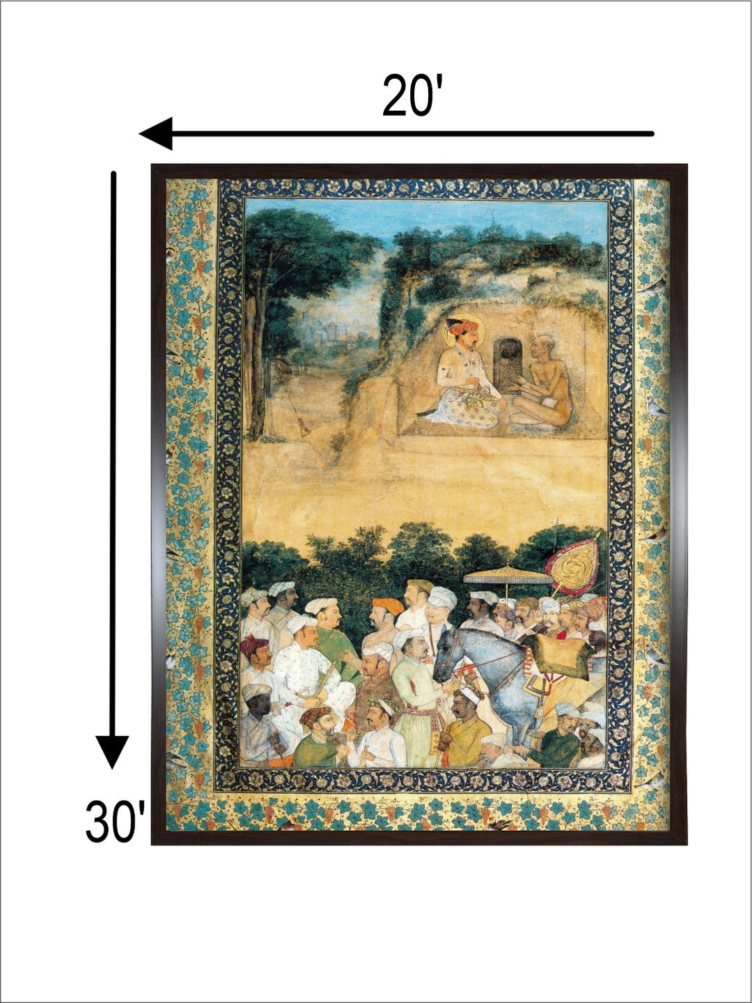 Jahangir Visiting the Ascetic Jadrup Govardhan