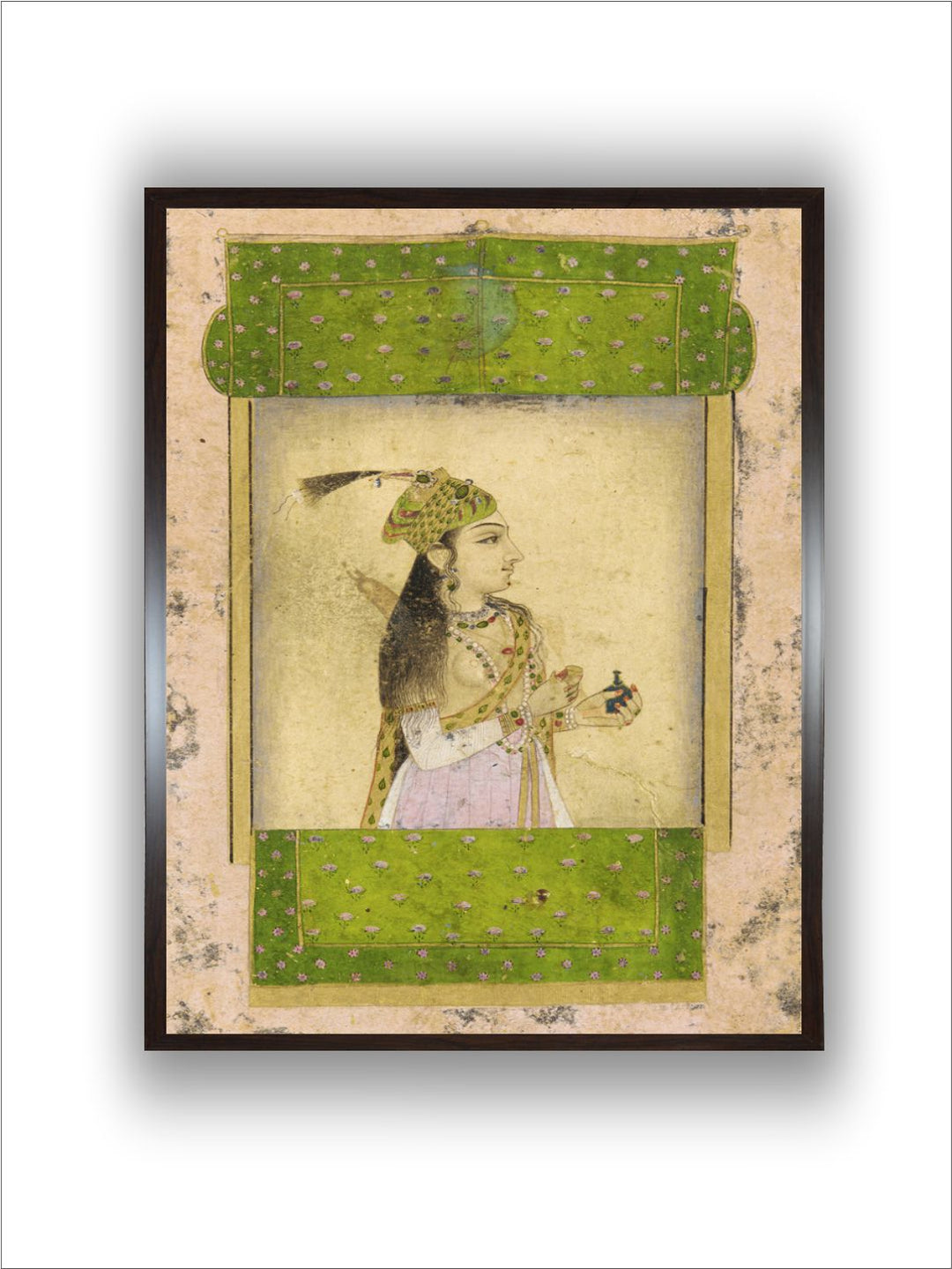 A noble lady, Mughal dynasty, India
